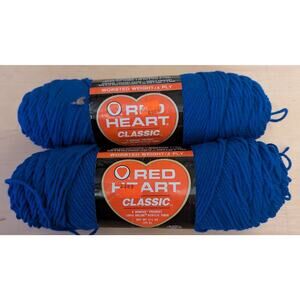 🦃Red Heart 840 Midnight Blue Yarn Lot